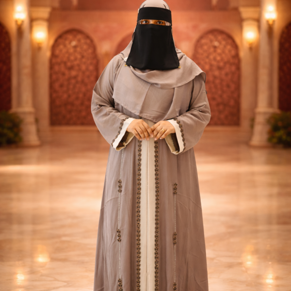 🖤 Al Aqsa Royal Beige Noor Borka