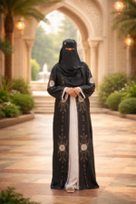 Al Aqsa Zafran Double Layer Premium Borka