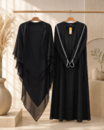 Zahra Black Abaya Combo