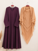 Zahra Black Abaya Combo - Image 3