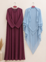 Zahra Black Abaya Combo - Image 4