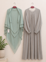 Zahra Black Abaya Combo - Image 5